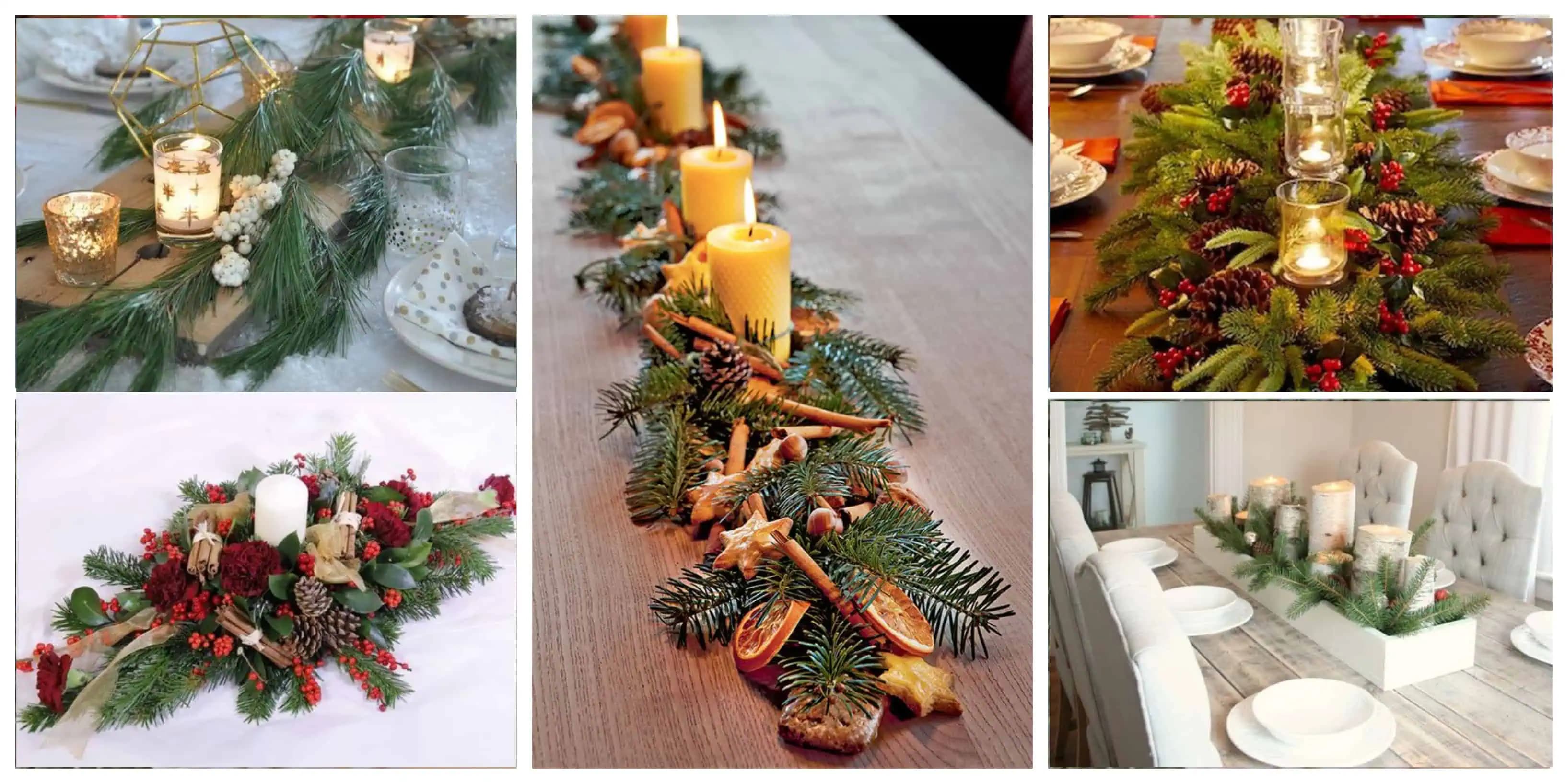 Prekrásne dekorácie z čečiny a ihličia na sviatočný stôl: 21+ inšpirácií, ktoré vás uchvátia!