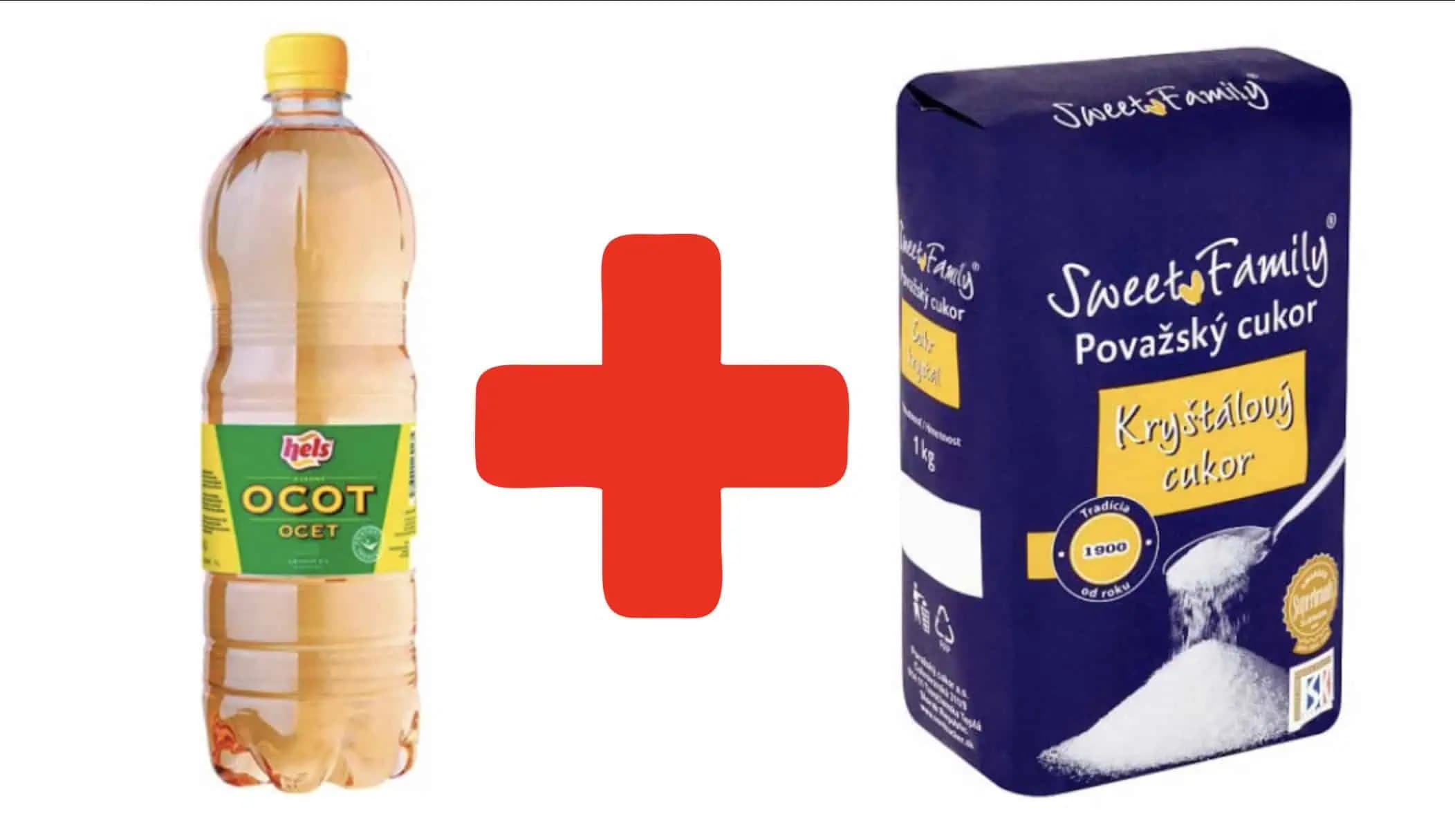 Zmiešajte 2 LYŽICE cukru s obyčajným octom a hneď použite: Žiadna mágia, tento TRIK ma naučila moja babka!