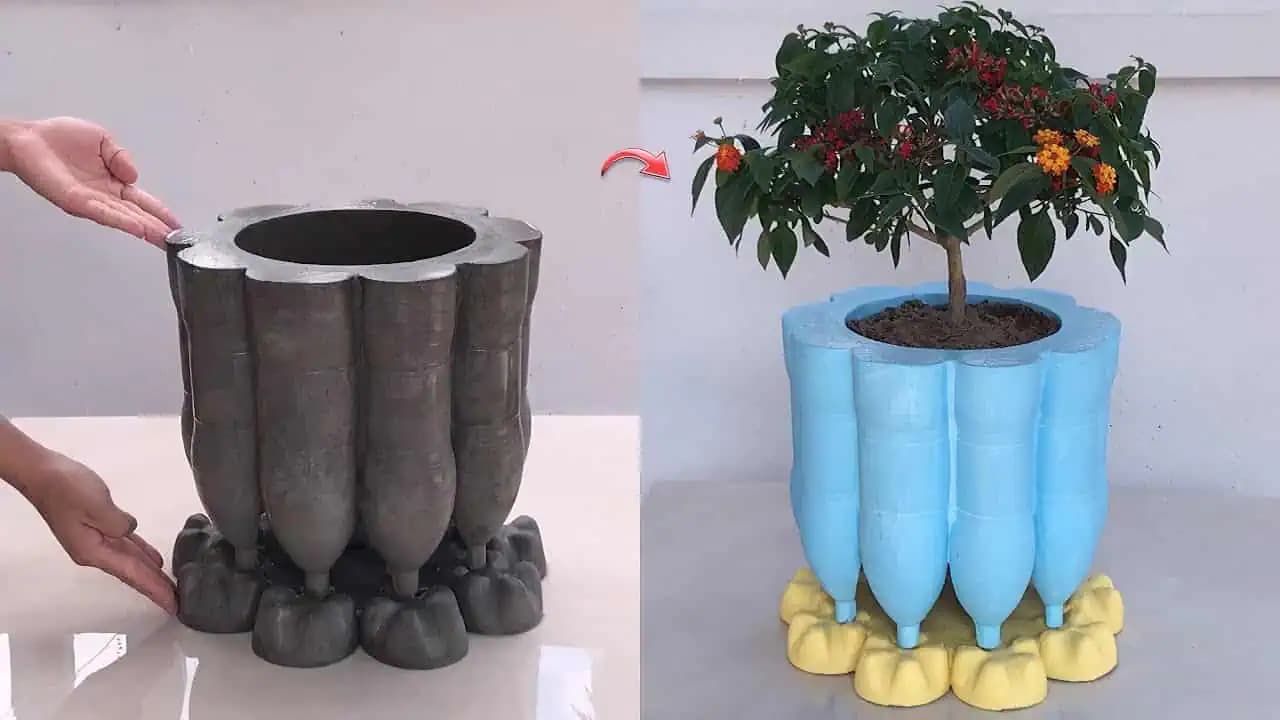 Jedinečný nápad z cementu: Takto jednoducho si vyrobíte originálne záhradné dekorácie z plastových fliaš!