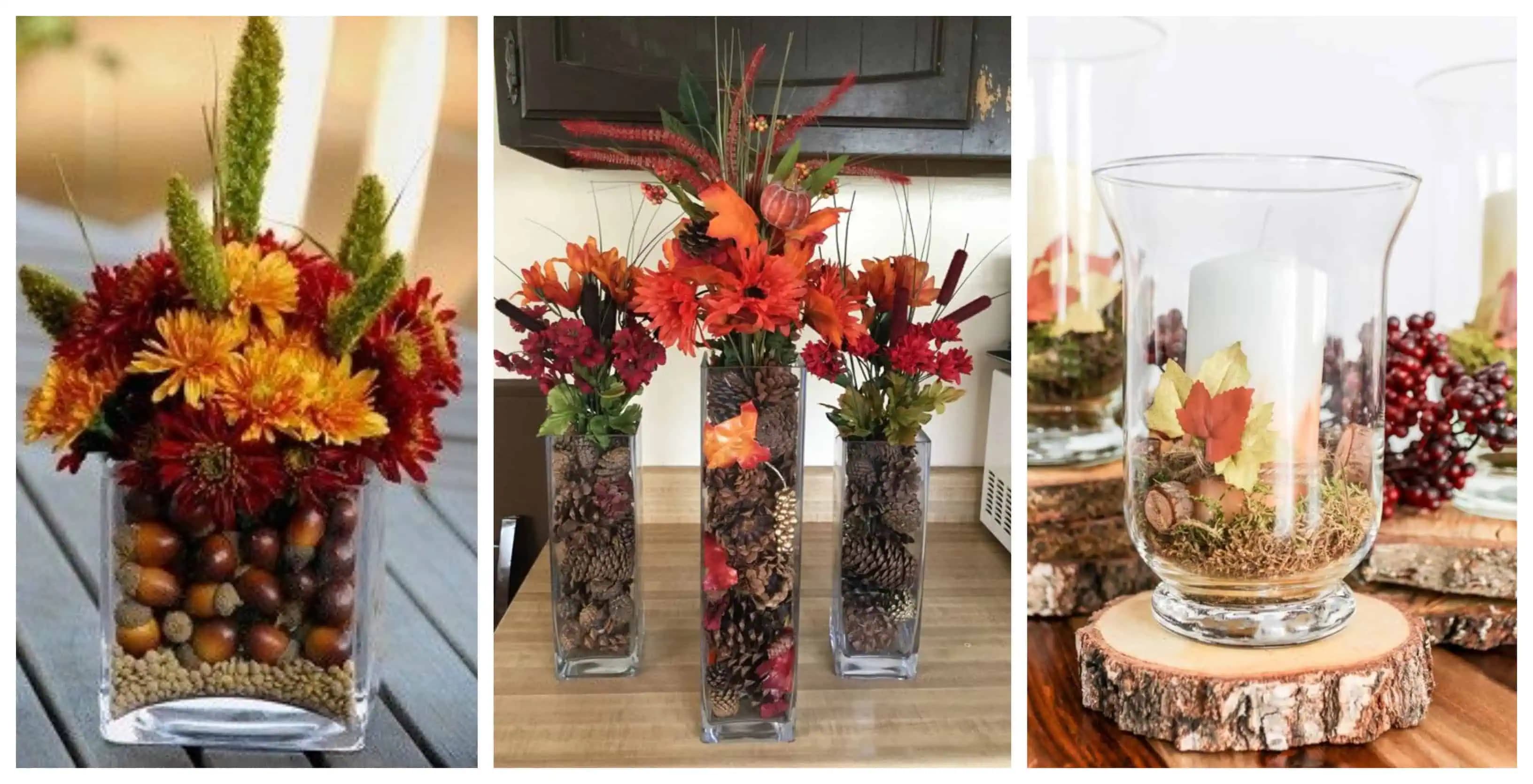 Jednoduché a krásne dekorácie do sklenenej vázy: Najkrajšiu jesennú dekoráciu máte hotovú za minútku!