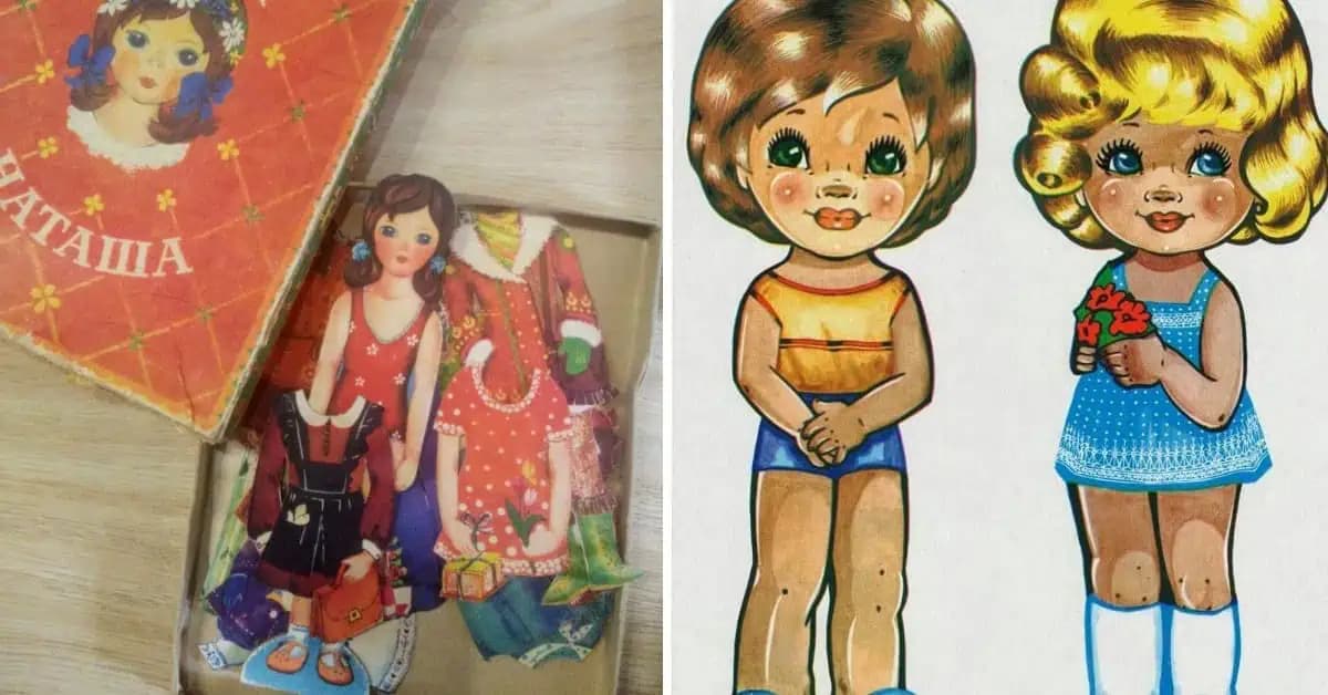 Pamätáte na túto hračku z čias SOCIALIZMU? Papierové „obliekacie“ bábiky nás dokázali zabaviť na celé hodiny!