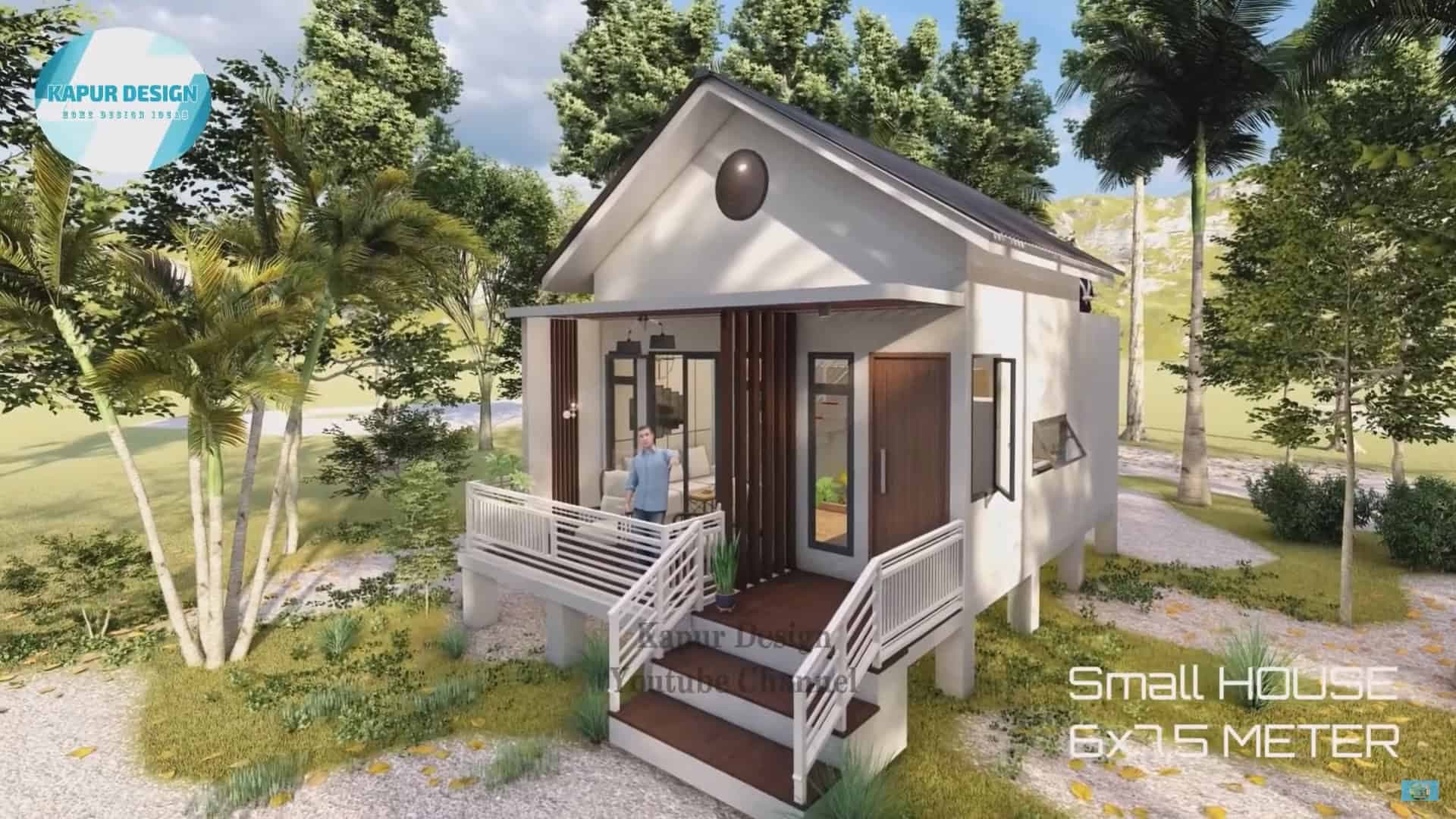 Úžasný dizajn malého domčeka, ktorý vás očarí: Má rozmery len 6 x 7,5 m, ale svojim riešením každého nadchne!