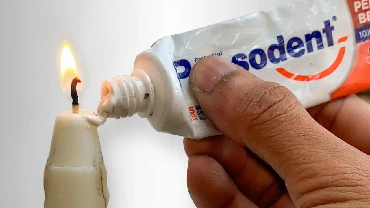 Geniálny trik so sviečkou a tubou od zubnej pasty: Neutrácajte zbytočne veľa za sviečky a vyskúšajte toto!