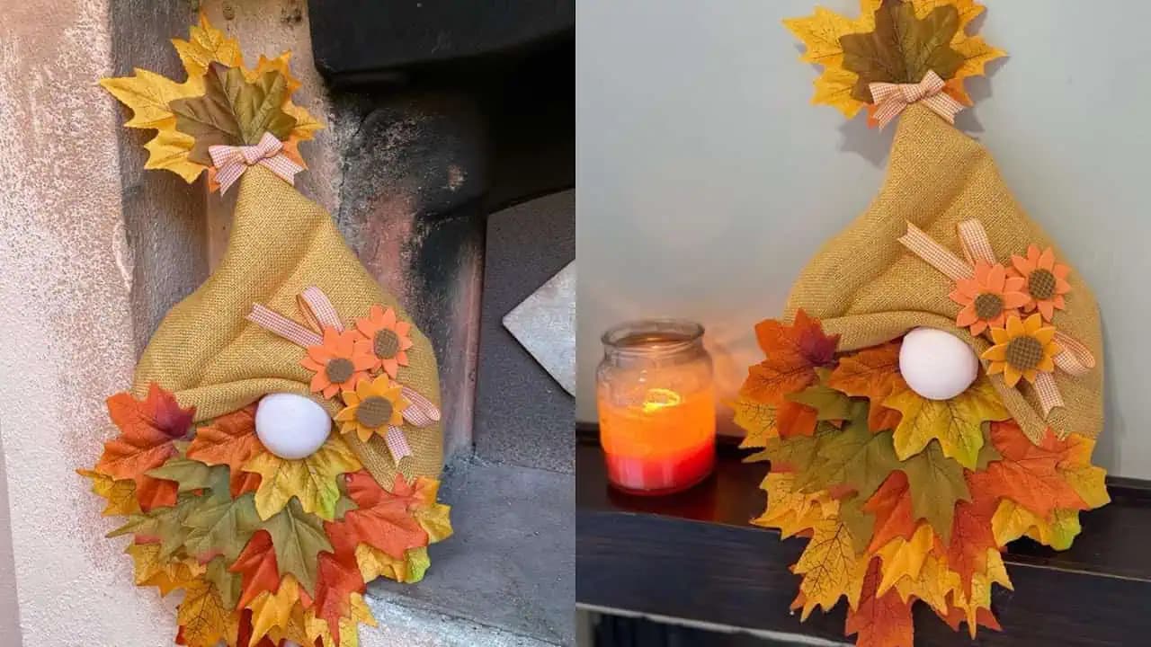 Originálna jesenná dekorácia: Pripravte si z lacného polystyrénového kruhu túto výzdobu a budú vám ju obdivovať všetci okoloidúci!