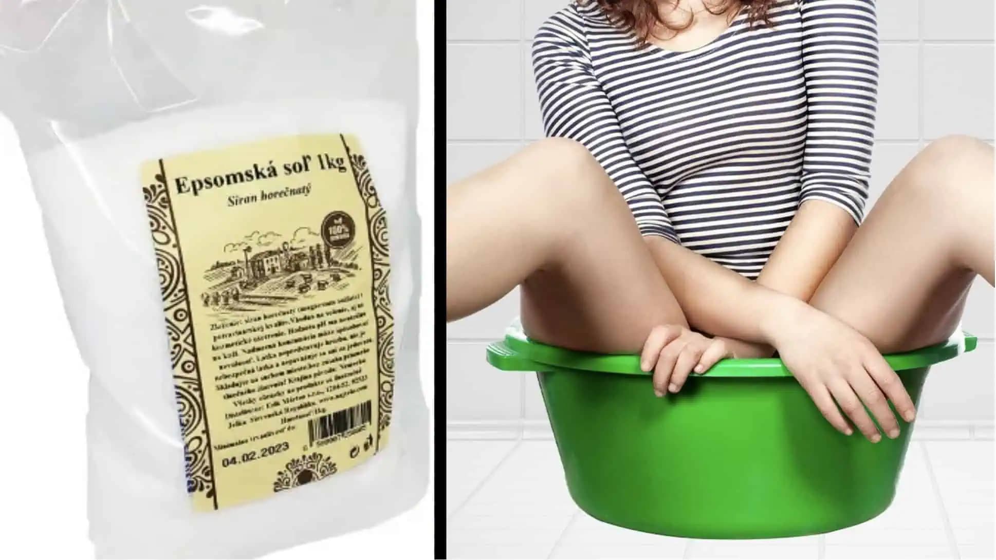 Tu je DÔVOD prečo sa odporúča mať doma jeden balík epsomskej soli: Ani si neviete predstaviť, na čo je to dobré!