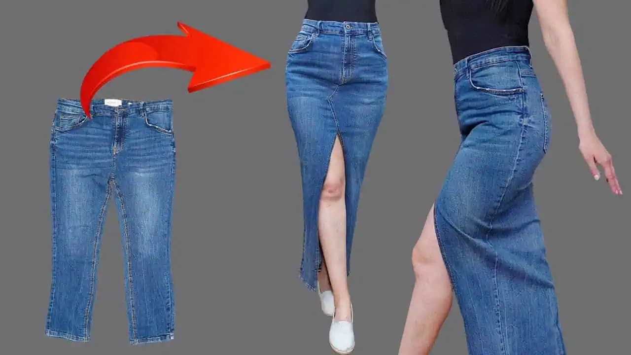 Ako ľahko premeniť staré rifle na modernú sukňu? Neuveríte, aké je to jednoduché!