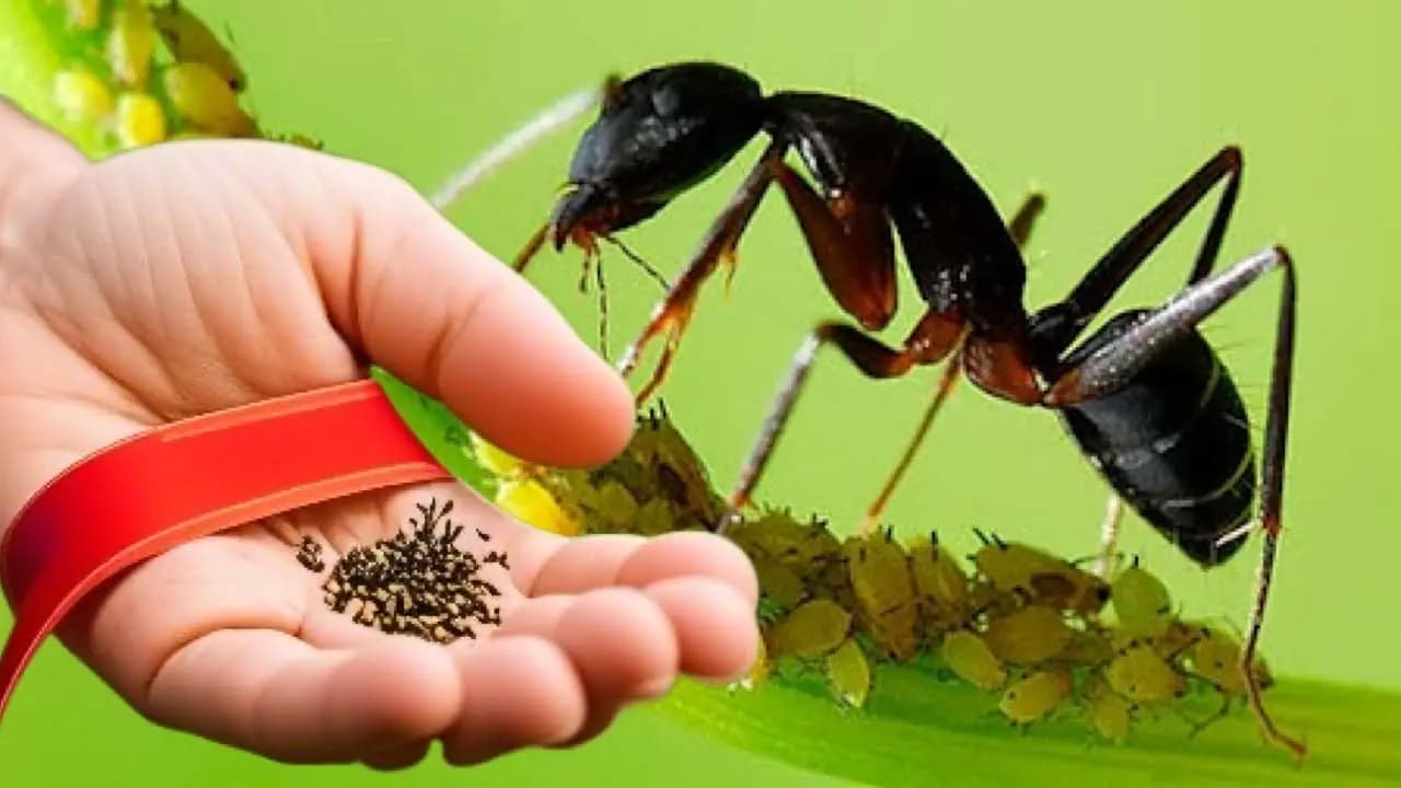 Mravce a vošky zmiznú do 1 minúty a už sa nevrátia! Najúčinnejšia metóda!