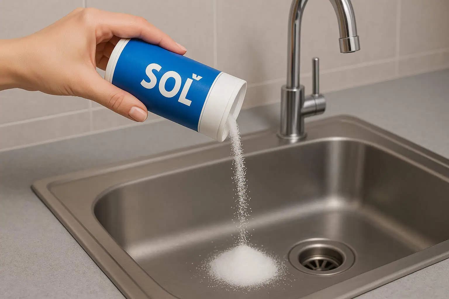 Kto pozná tieto triky, celý rok nerieši upchaté umývadlo, zamrznuté okná ani burinu: Potrebujete len lacnú kuchynskú soľ!