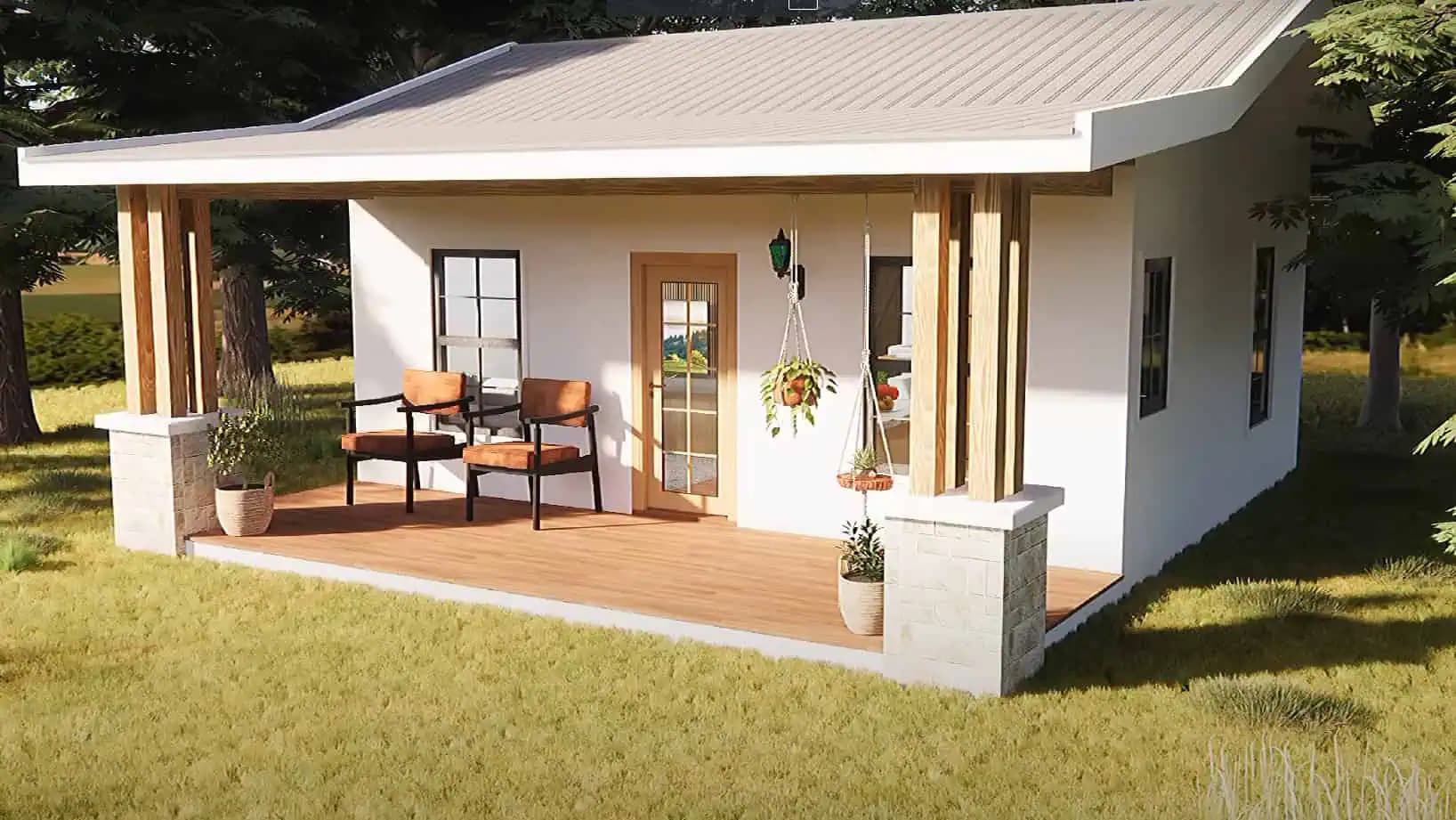 Má len 42 m2, ale je to bývanie snov: Tento malý domček vás okamžite získa!