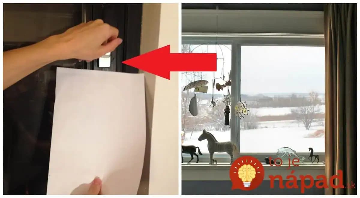 Montér okien poradil jednoduchý trik s papierom: Mal by ho poznať každý, kto chce ušetriť na kúrení!
