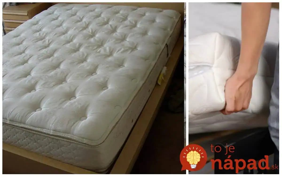 Ak bývate v byte, túto radu vyvážite zlatom: Toto zbaví matrace vlhkosti, zlikviduje baktérie aj staré škvrny a netreba ich ani nosiť von!