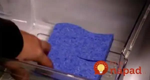 Viete, prečo treba dať do chladničky obyčajnú hubku na riad? Ovocie a zelenina sa vám už nepokazí!