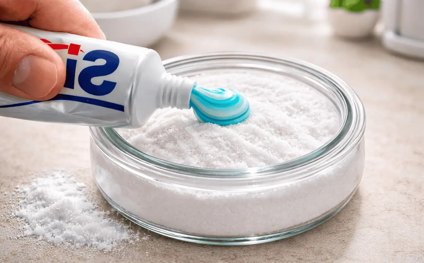 Pridajte zubnú pastu do sódy bikarbóny! Neuveríte vlastným očiam!