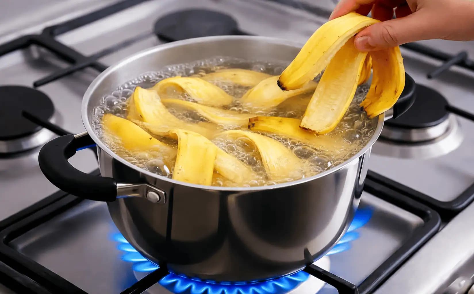 Nevyhadzujte banánové šupky! Uvarte ich a šetrite peniaze každý deň. Objavte toto tajomstvo!