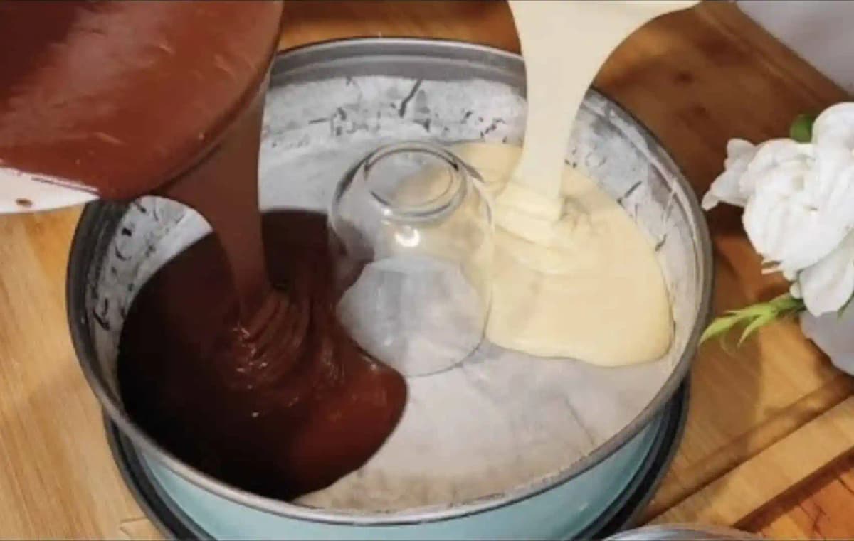 Lenivá hrnčeková piškóta DVOCH farieb pre tých, ktorí vôbec nemajú čas: Tu je recept!