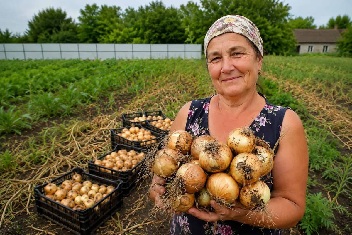 Čo urobiť s cibuľou po zbere, aby vydržala až do ďalšej úrody a nezačala hniť? Toto radia skúsení záhradkári!