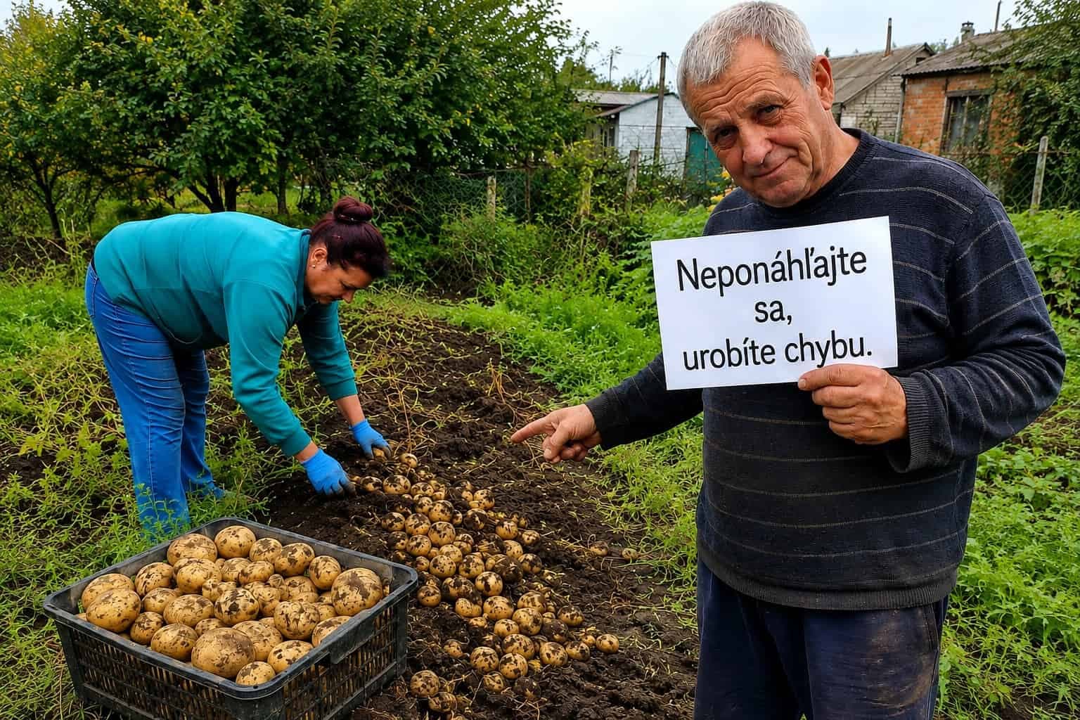 Neponáhľajte sa vykopávať zemiaky: Príliš skorý zber môže pokaziť úrodu