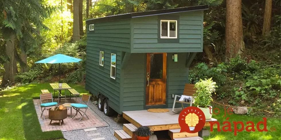 V tomto domčeku sa pohodlne vyspíte vy aj vaša návšteva. Pozrite, čo všetko sa doň zmestilo!