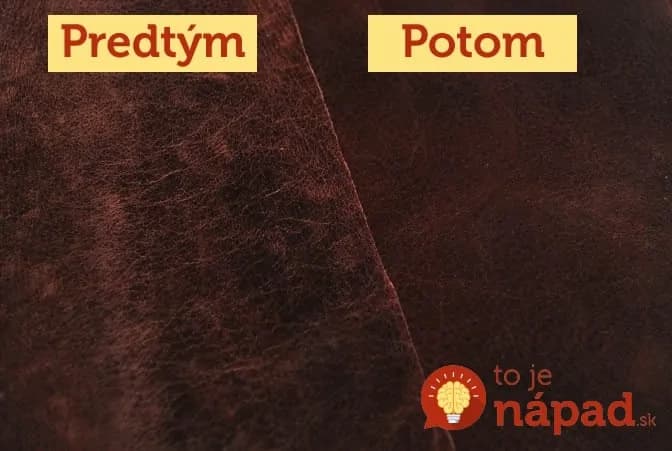 Najlepší domáci čistič kože, ktorý nestojí takmer nič!