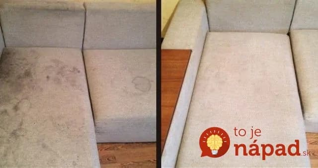 Na starý gauč na chalupe mi nezabral ani tep ocot: Tento recept mi poradila svokra a fungoval okamžite, gauč žiari čistotou ako nový!