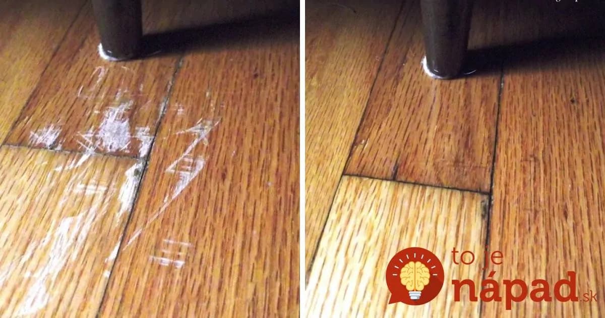 Najjednoduchší spôsob, ako odstrániť škrabance z drevenej podlahy!