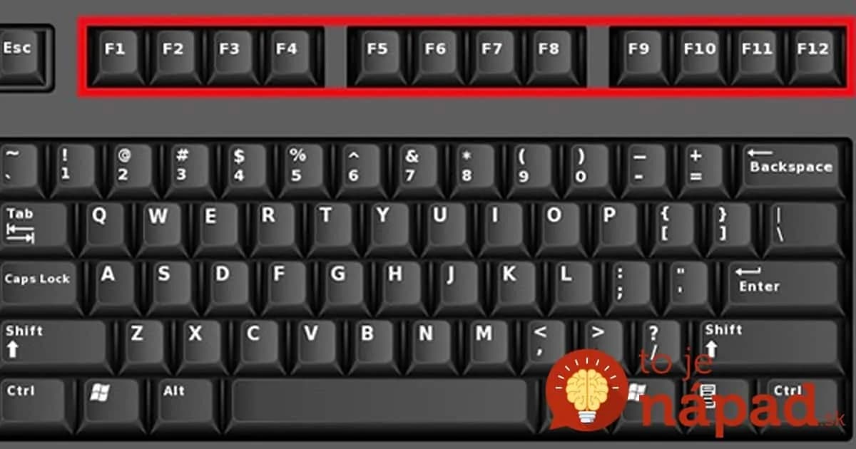 F1 až F12: Tu je návod, ako vďaka týmto tlačidlám ušetriť ohromné množstvo času aj práce!