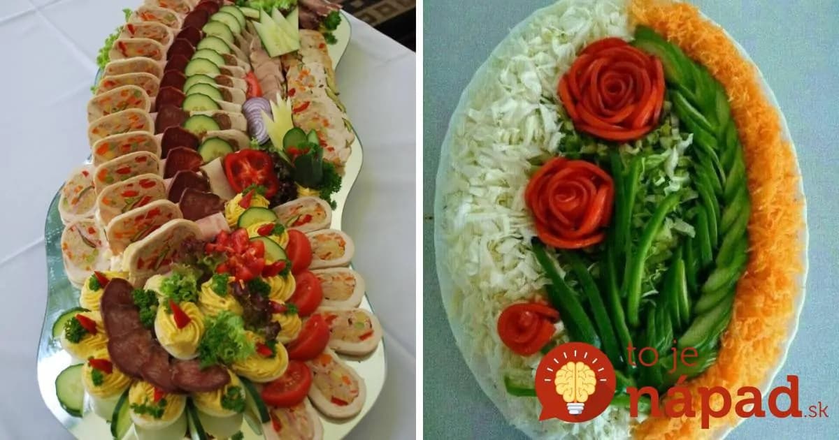 27 úžasných nápadov, ako naaranžovať studené misy a šaláty na slávnostný stôl!