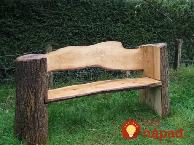 11 kreatívnych nápadov na krásne a netradičné lavičky z dreva do vašej záhrady!