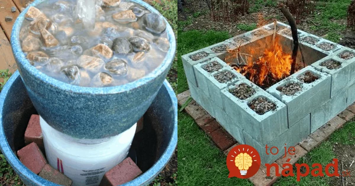 Už vám ani nenapadne utrácať za to v drahých obchodoch: 21 perfektných nápadov, ako si za lacný peniaz zveľadiť záhradu!