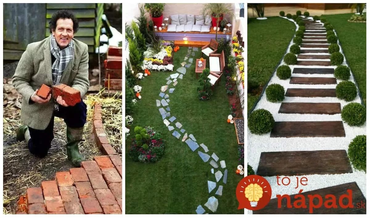 Oplatí sa vidieť každý jeden: 27 úžasných nápadov na záhradné chodníky a cestičky, ktoré vie si viete zhotoviť úplne sami!