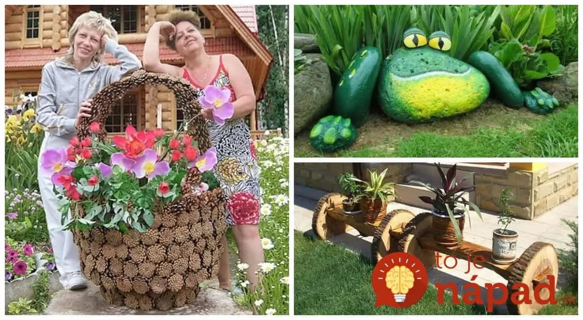 33 krásnych nápadov do záhrady a na terasu, ktoré nestoja nič!