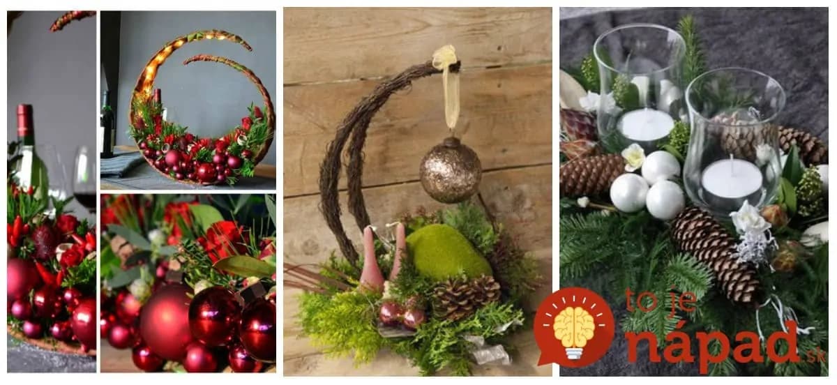 17 nápadov na moderné adventné dekorácie do každého domu: Neuveríte, z čoho všetkého môže vzniknúť prekrásna ozdoba na stôl!