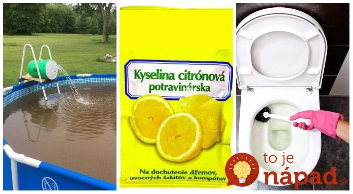 Títo ľudia používajú kyselinu citrónovú spôsobom, o akom sa nám ani nesnívalo: 21 trikov, ktoré ušetria kopec peňazí aj námahy!