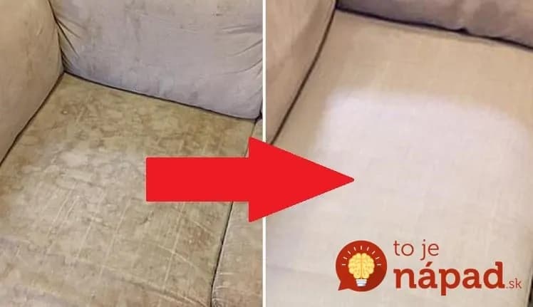 Trik tejto mamičky valcuje internet: Stačí 10-minút a vyčistí to aj veľmi špinavú sedačku, rozdiel je ohromný!