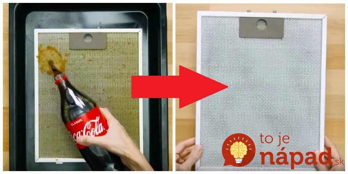 Kam sa hrabú čistiace prášky a drahé prostriedky proti mastnote: Obyčajná Cola vyčistí digestor ako nič iné!