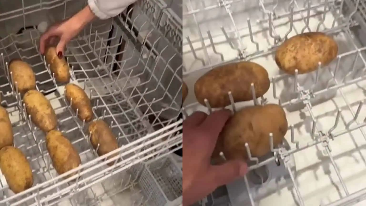 Zemiaky položte do umývačky riadu a hneď skúste tento perfektný TRIK: Skoro nikto to nepozná!