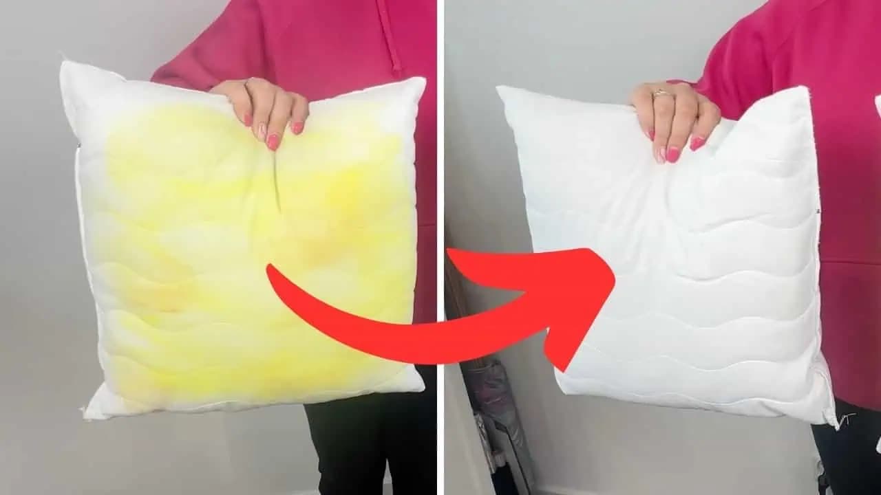 Žlté škvrny z vankúšov zmiznú bez bielidla: Budú úplne ako nové!