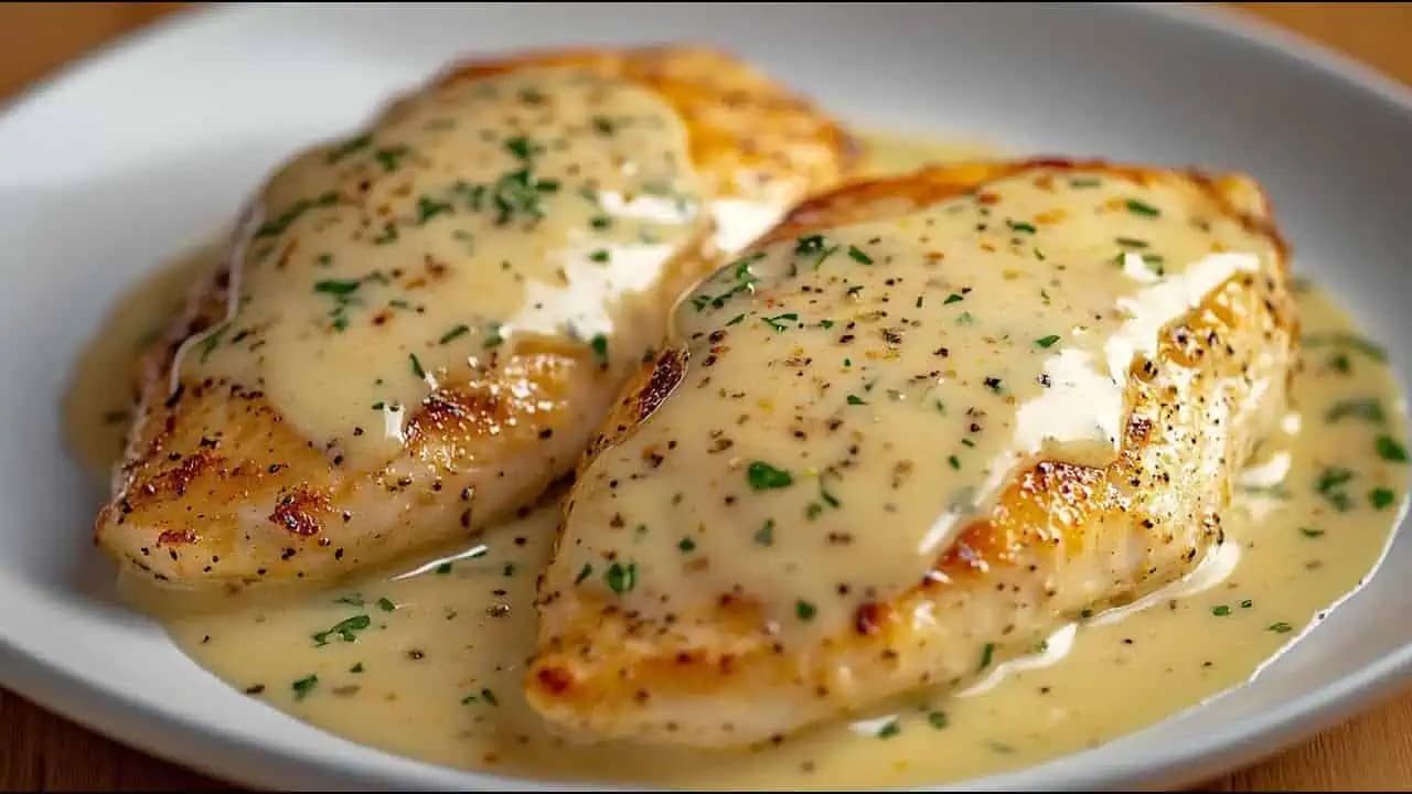 Jemné kuracie rezne v krémovej omáčke so smotanou: Trik šéfkuchára, s ktorým sa omáčka nikdy nezrazí!