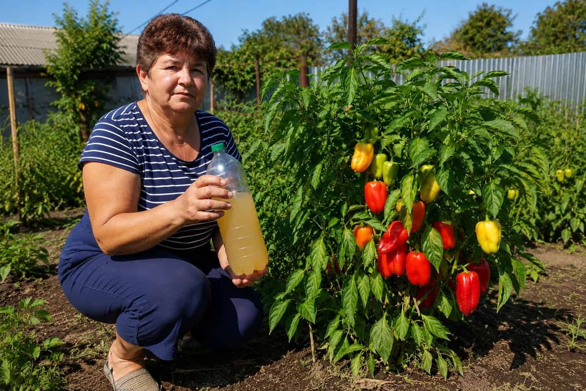 Letné kŕmenie papriky: Stačí zaliať a narastú veľké, sladké a mäsité!