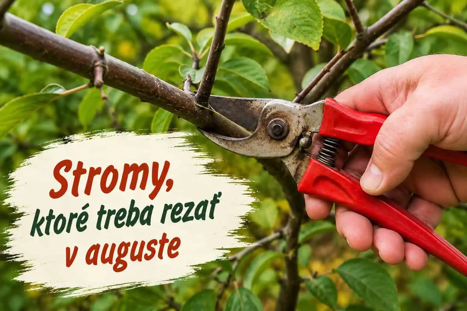 Rez stromov a kríkov na konci leta: Čo teraz odstrániť a čo radšej nechať tak