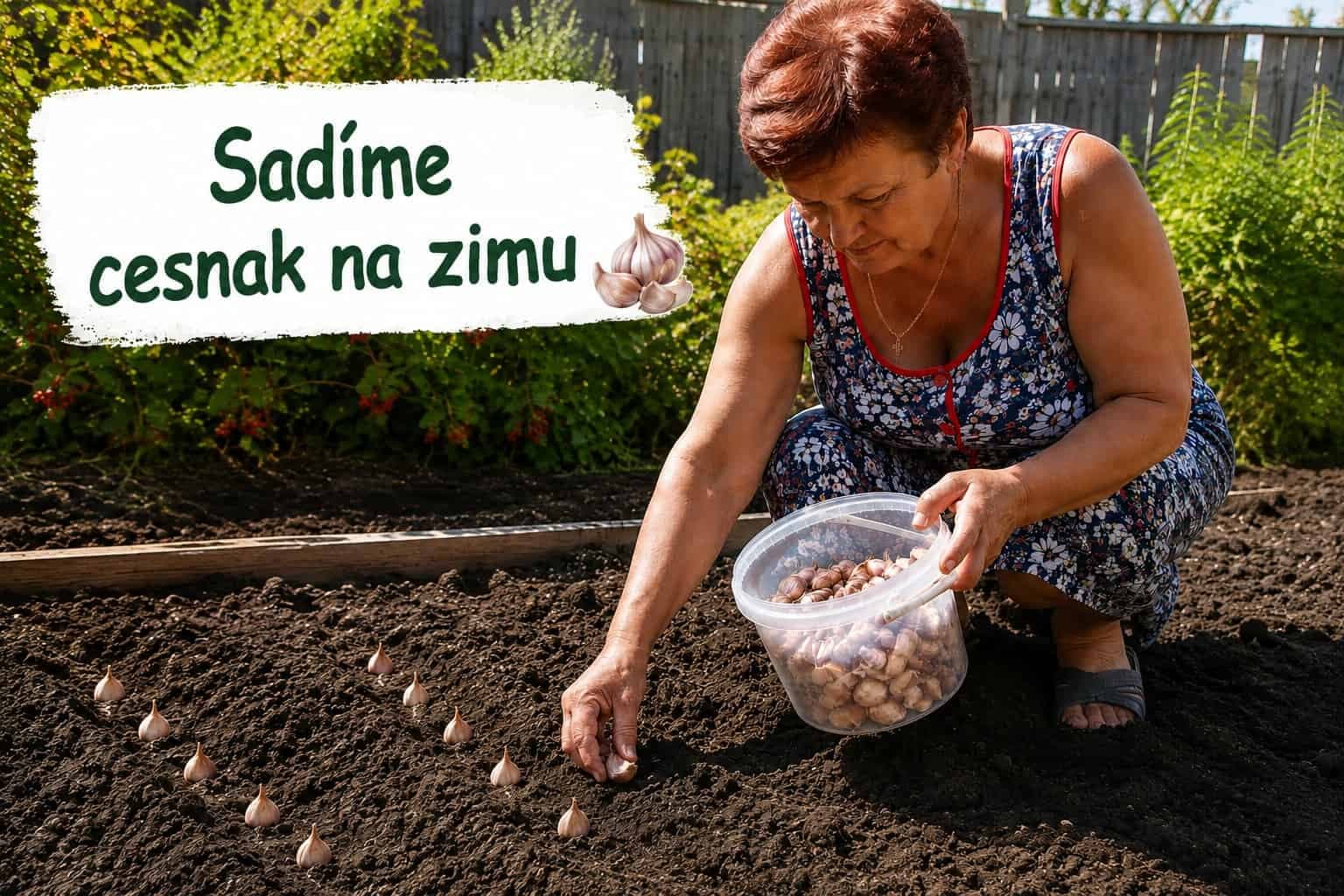 Ako sadiť cesnak na jeseň, aby dobre prezimoval a vytvoril veľké hlávky?