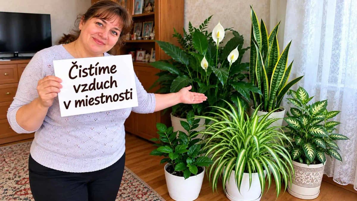 Aké izbové rastliny by ste mali mať doma, aby bol vzduch čistejší? Tip pre gazdinky!