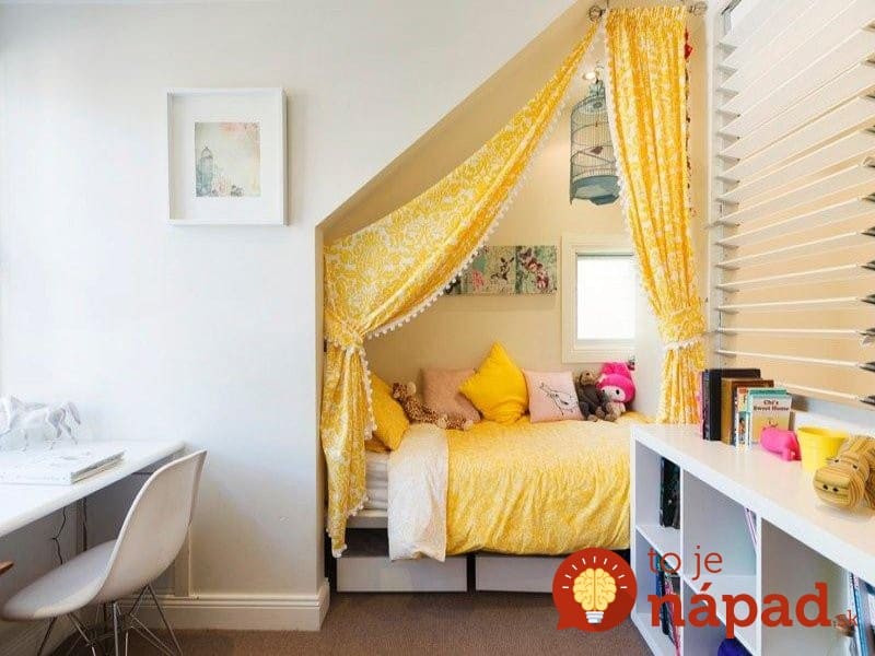33 geniálnych nápadov pre malé detské izby