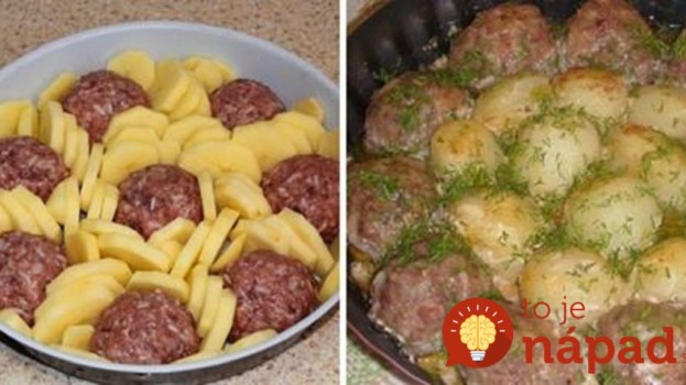 Stačí vám 250 g mäsa a nakŕmite celú rodinu: Sedliacky kastról s pečeným mäsom, zemiakmi a výbornou omáčkou!